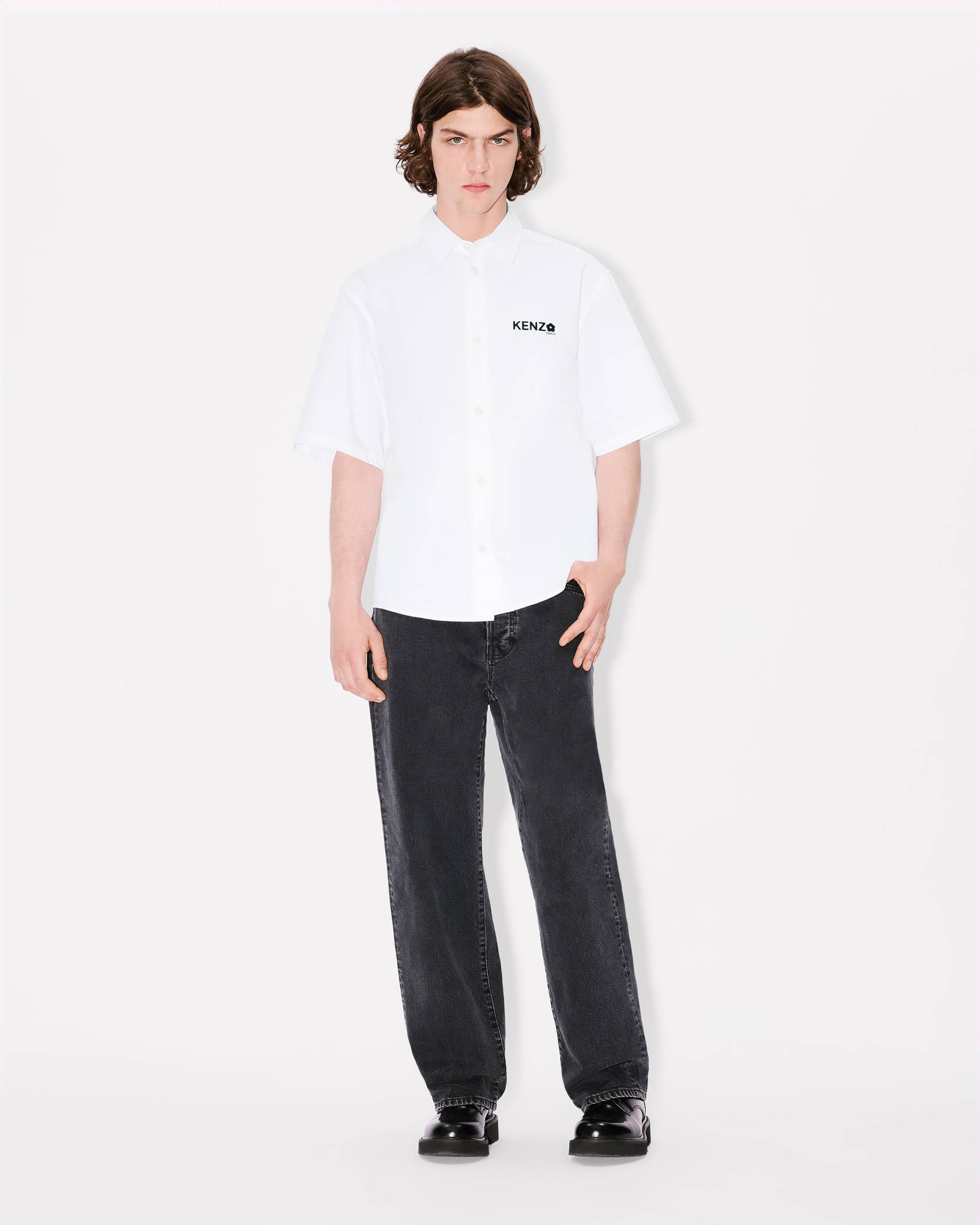 'Boke Flower 2.0' shirt in cotton poplin - 5