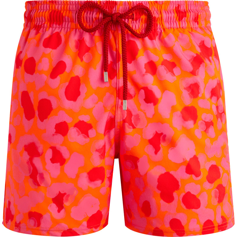 Men Stretch Swim Trunks New Leopard - 1