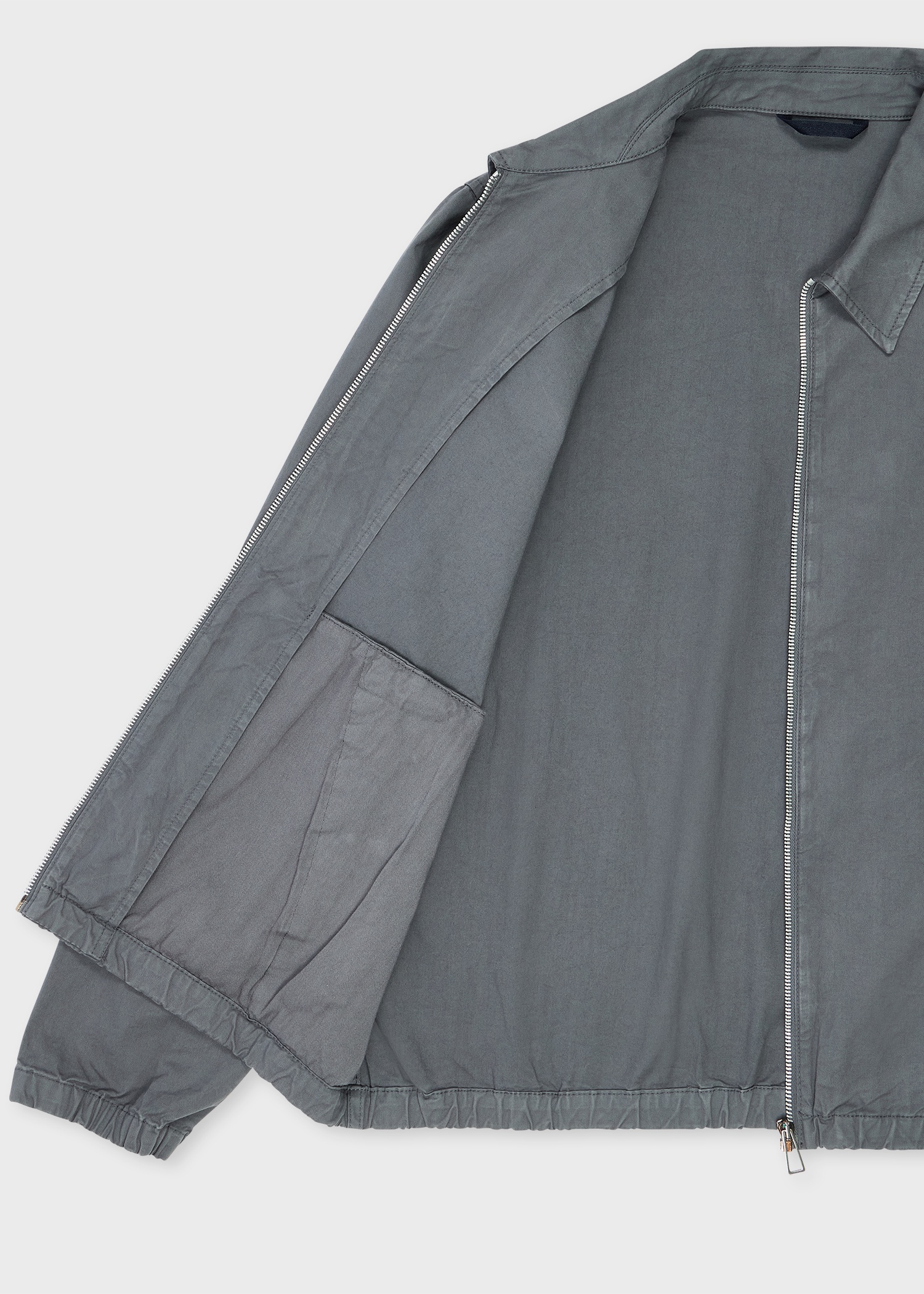 Grey 'Broad Stripe Zebra' Coach Jacket - 4