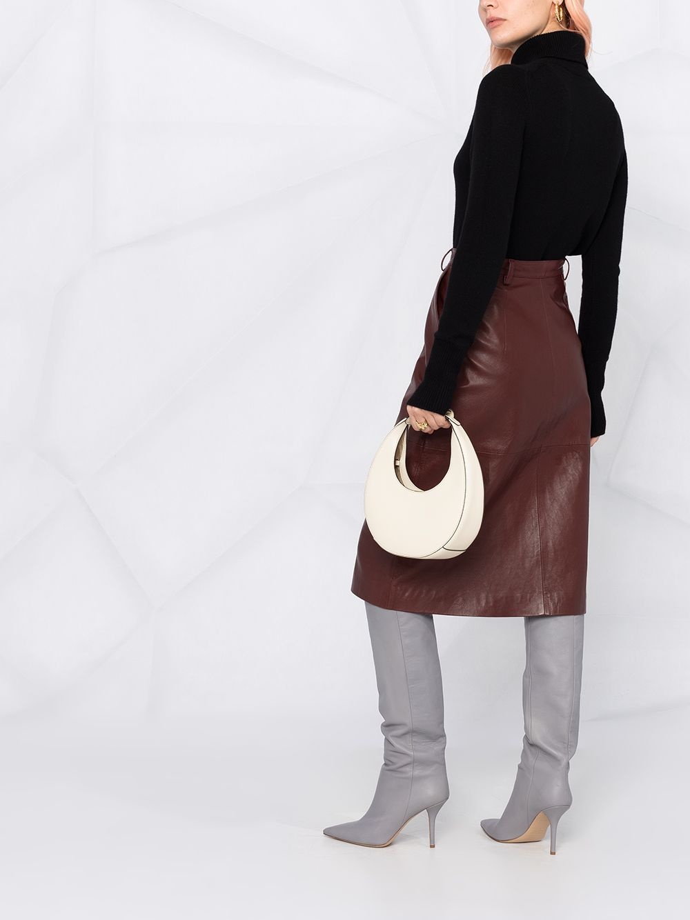 roll neck cashmere jumper - 6