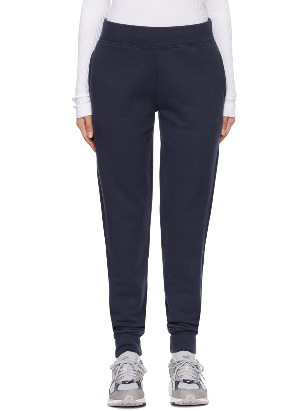 Navy Relaxed-Fit Lounge Pants - 1