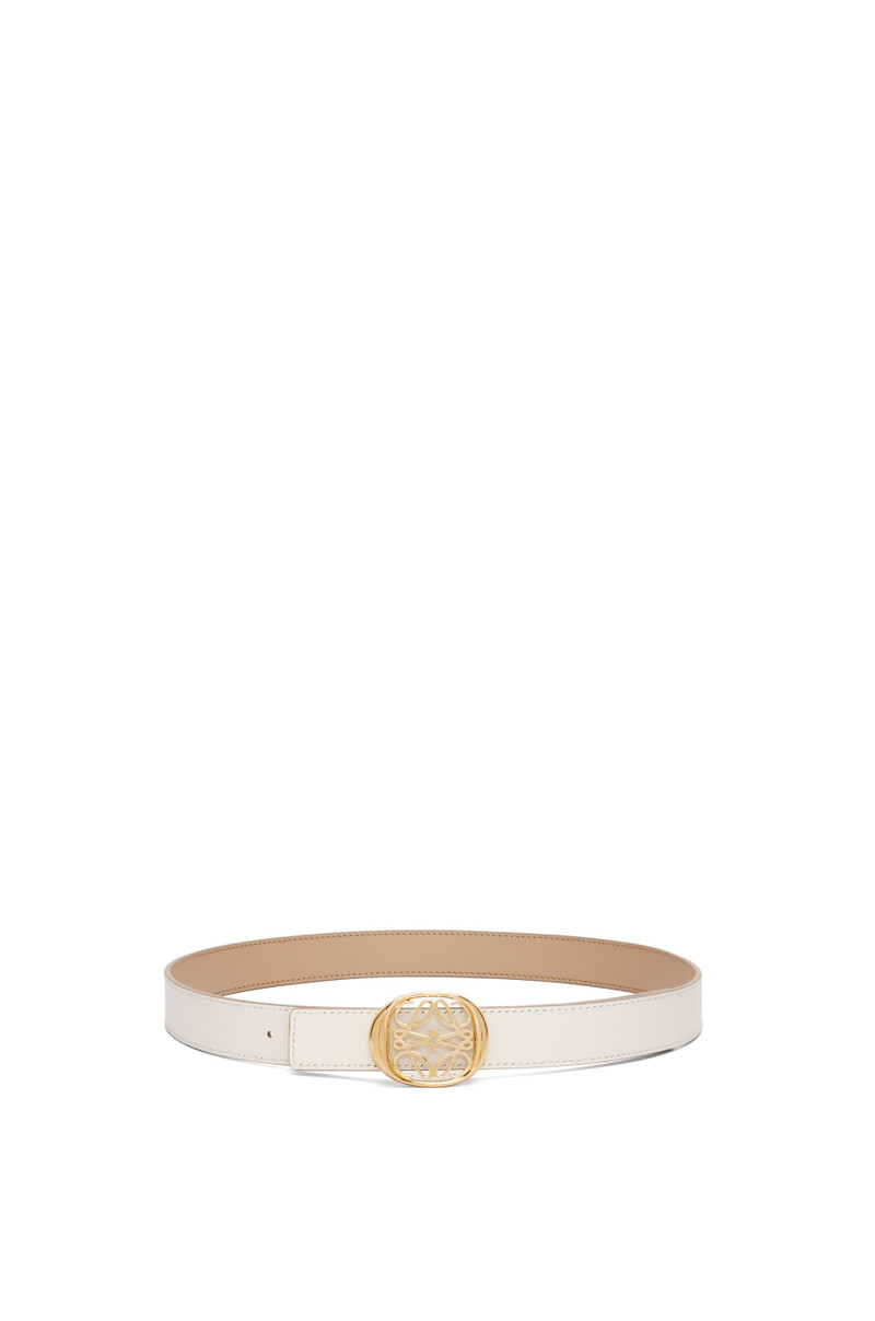 Loewe Reversible Anagram Ellipse belt in smooth calfskin outlook