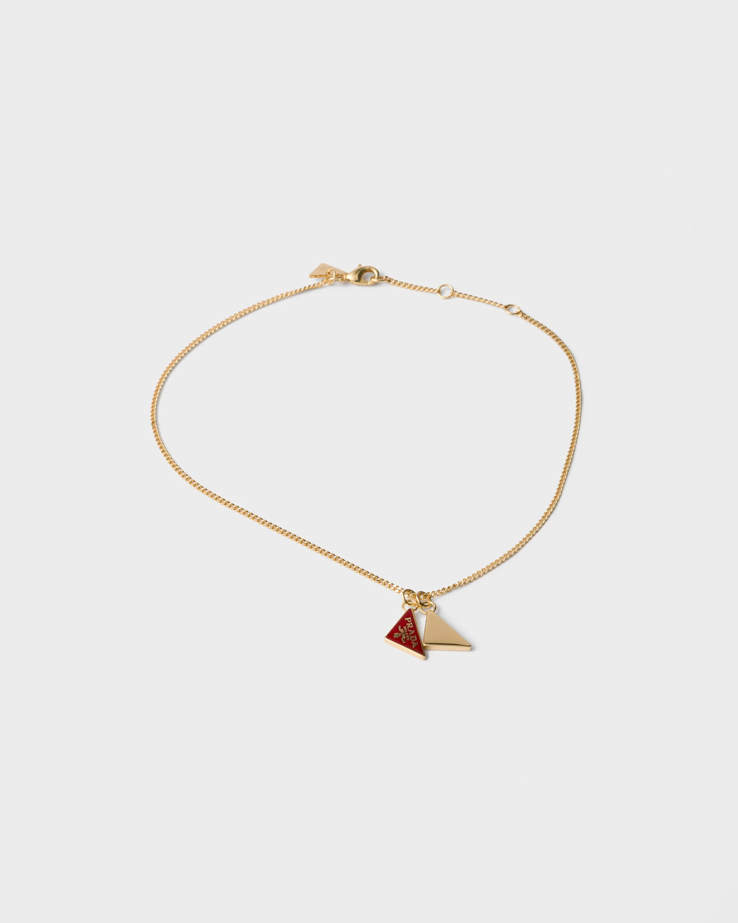Enameled metal necklace - 1