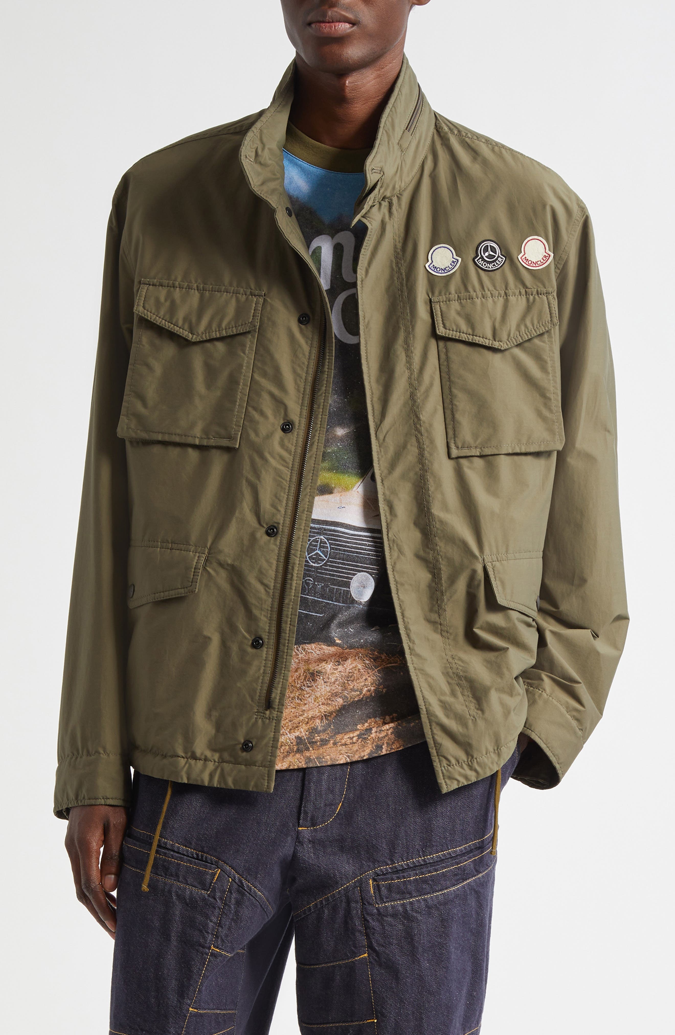Moncler Genius x Mercedes Benz By Nigo Orus Field Jacket in Olive at Nordstrom - 1
