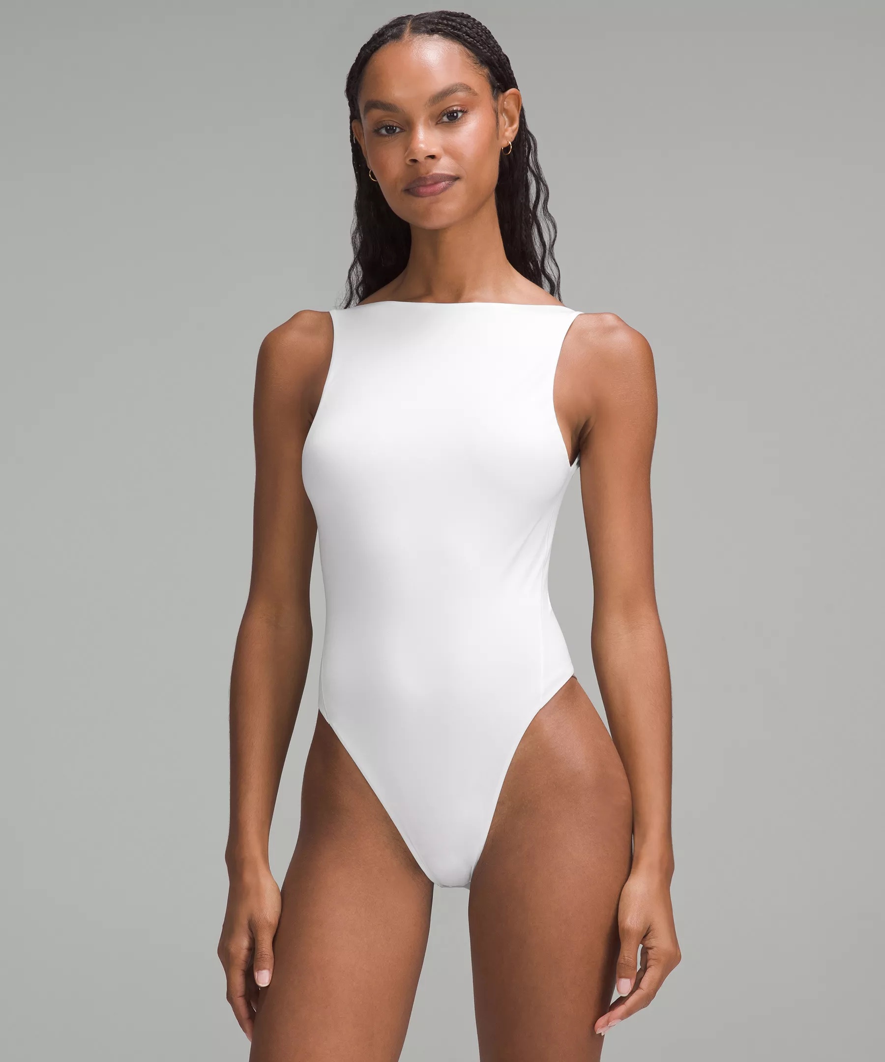 Wundermost Ultra-Soft Nulu Super-High-Cut Bodysuit - 1