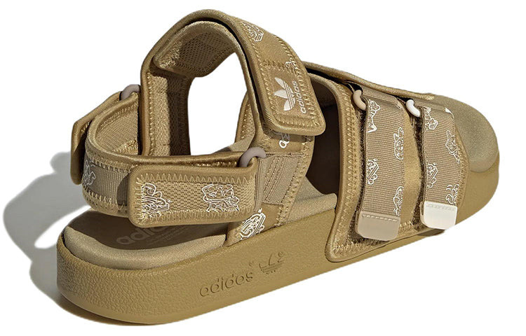 adidas originals Adilette Sandal 4.0 Casual Sports Khaki Unisex Sandals HP9114 - 4