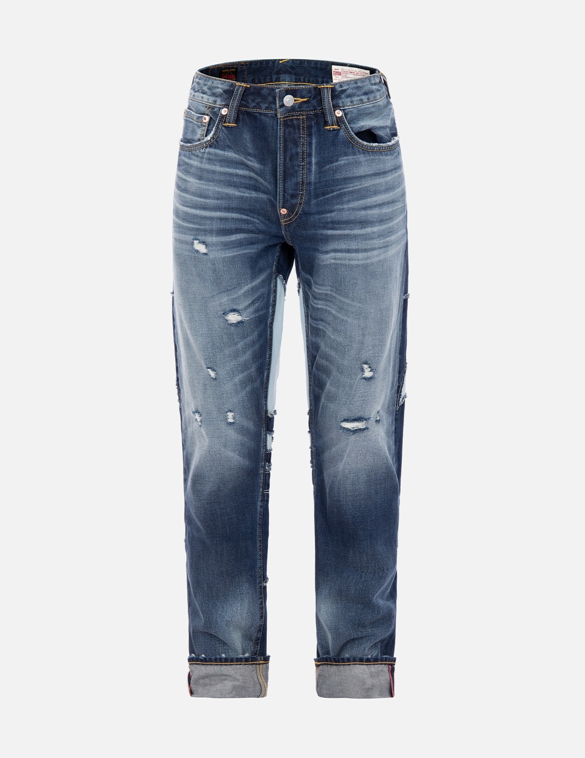 GODHEAD PATCHED SLIM-FIT JEANS #2010 - 1