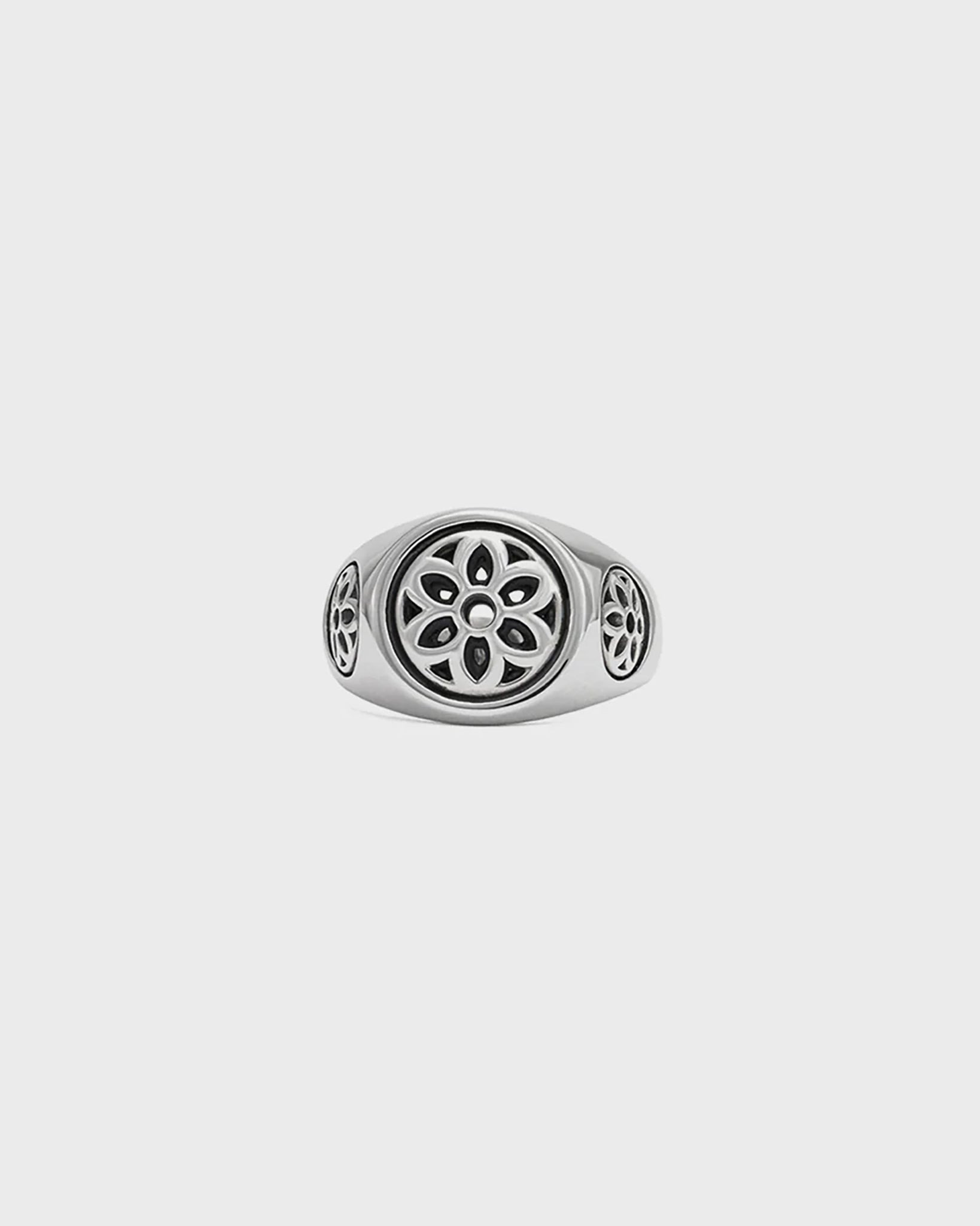 RS-CLB-SM GOOD ART HLYWD Club Ring Single Tone Size Small - Sterling Silver - 2