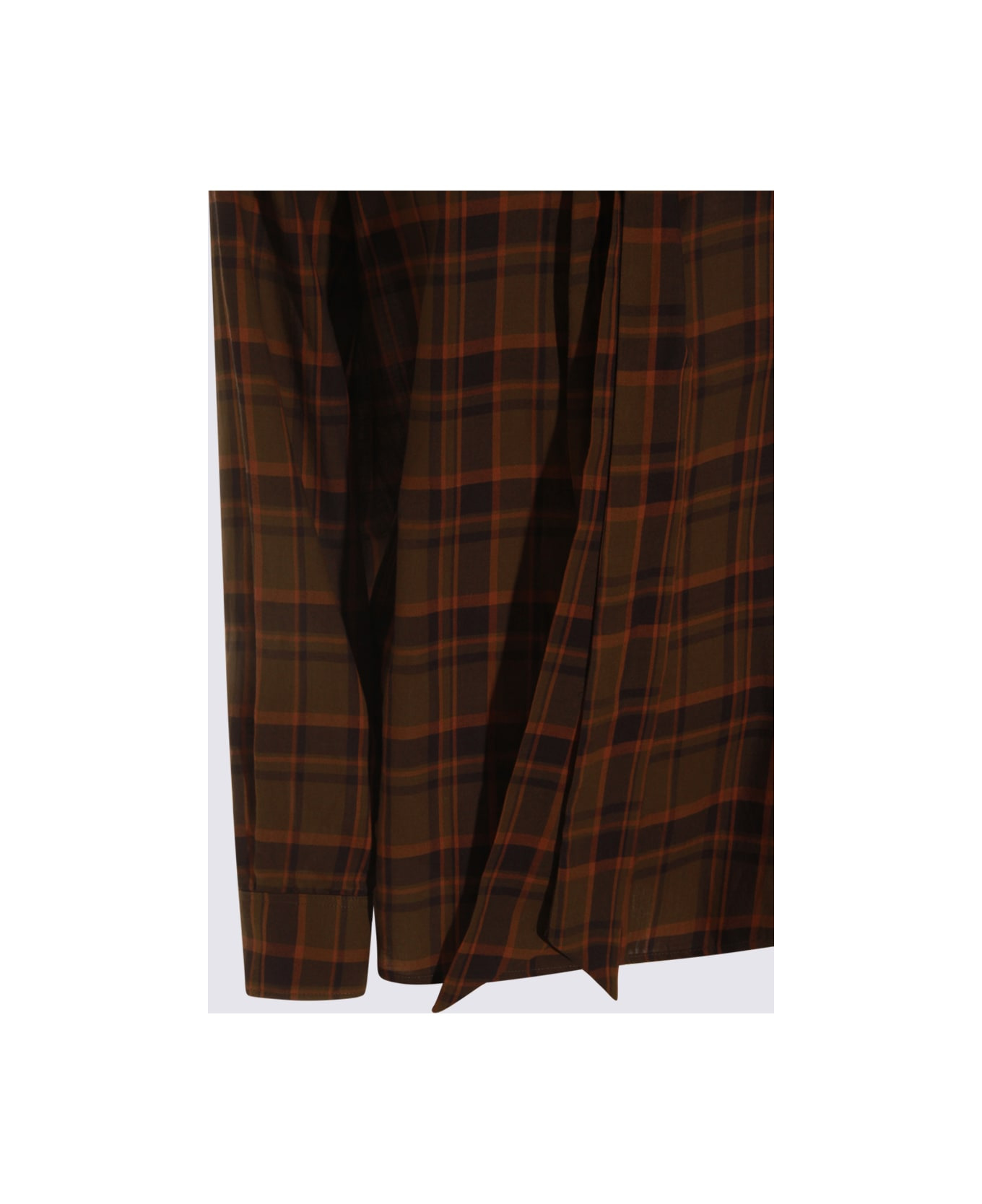 Brown Cotton Skirt - 3
