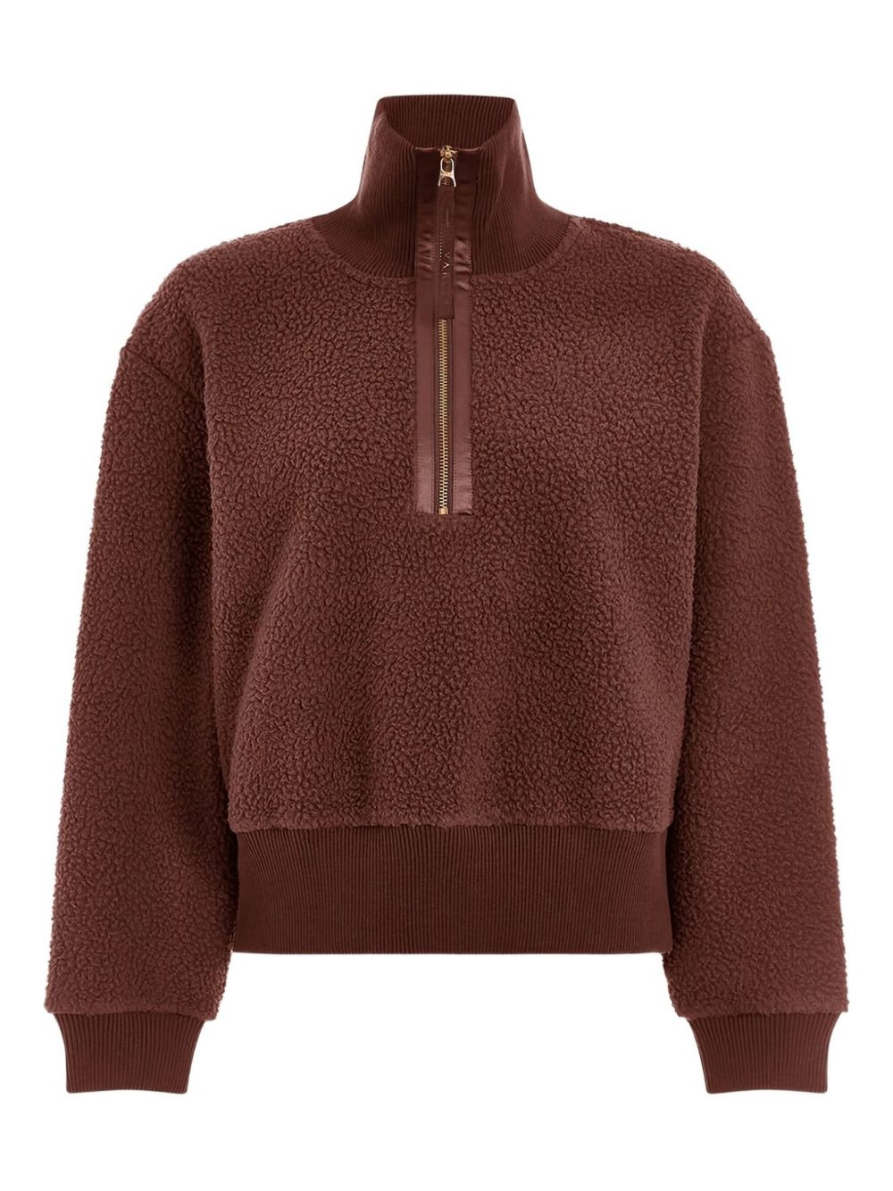 half-zip fleece sweatshirt - 1
