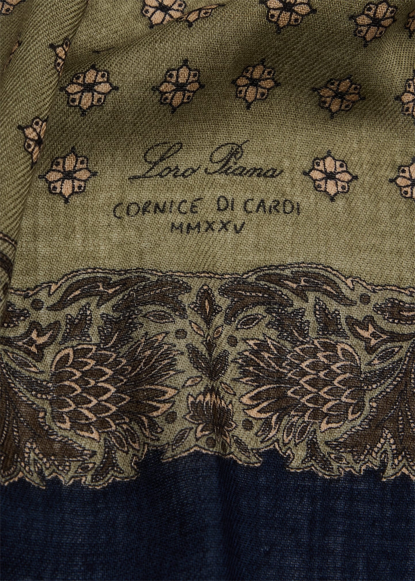 Men's Cornice di Cardi Wool Foulard - 2