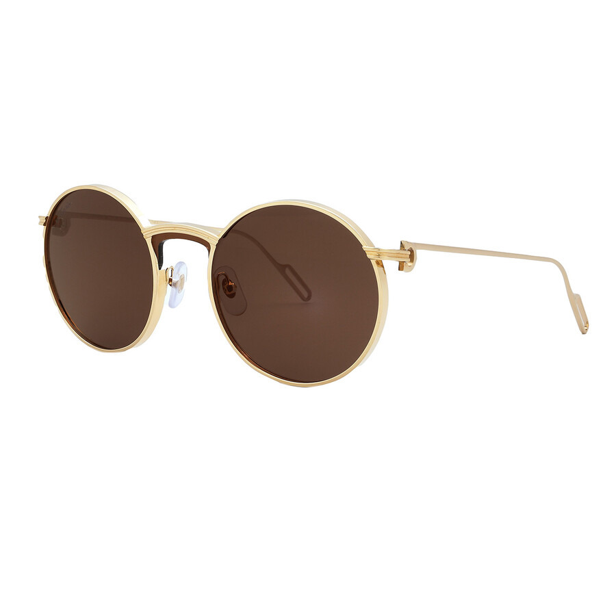 Cartier Brown Round Ladies Sunglasses CT0274S 002 99 - 3
