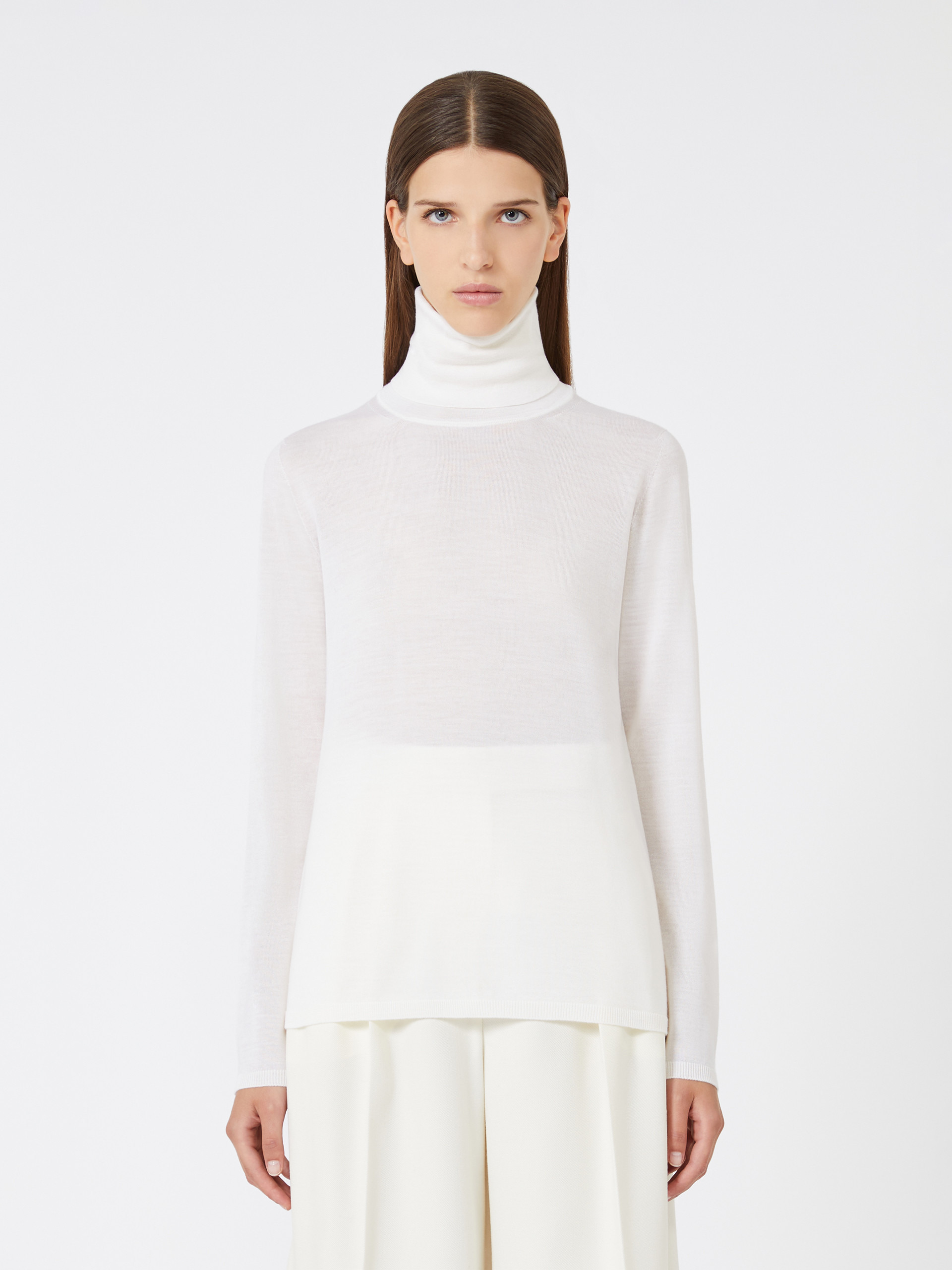 SALUTO Wool knit turtleneck jumper - 3