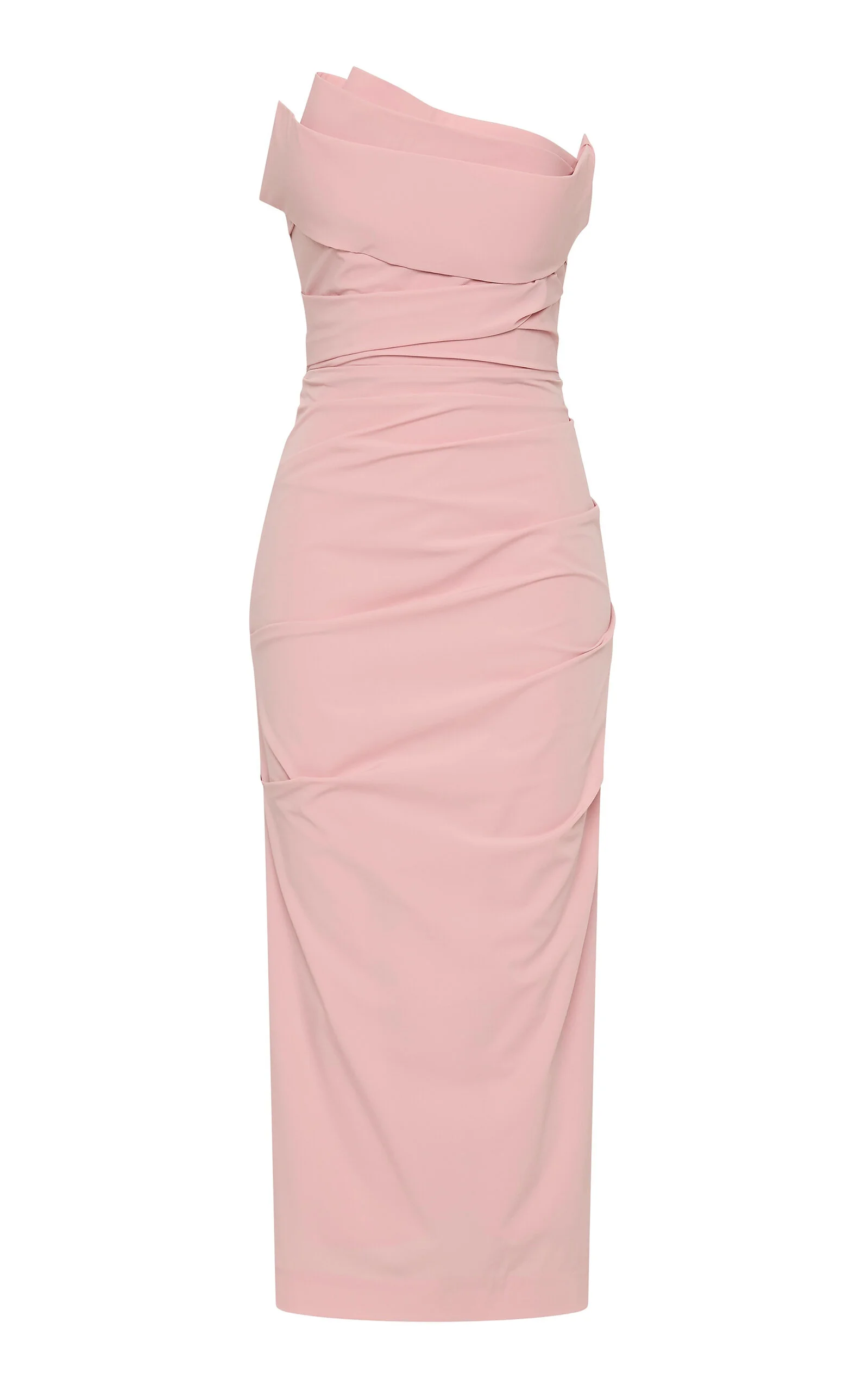 Salma Strapless Midi Dress pink - 1