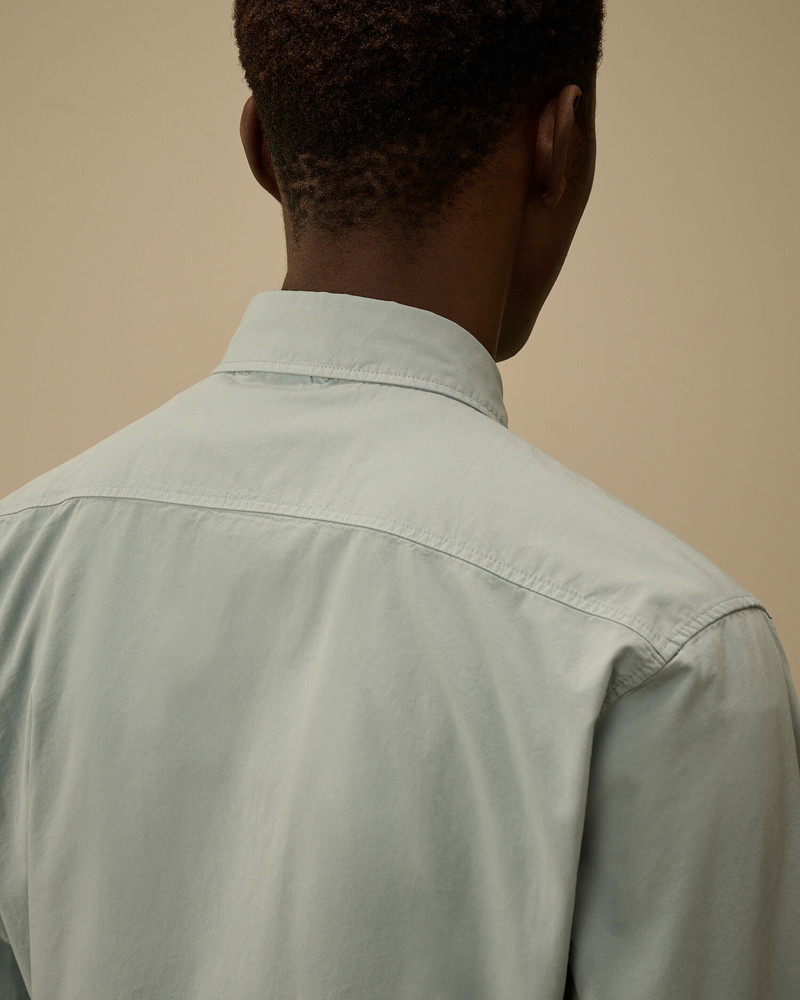 Organic Gabardine Long Sleeve Lens Shirt 6