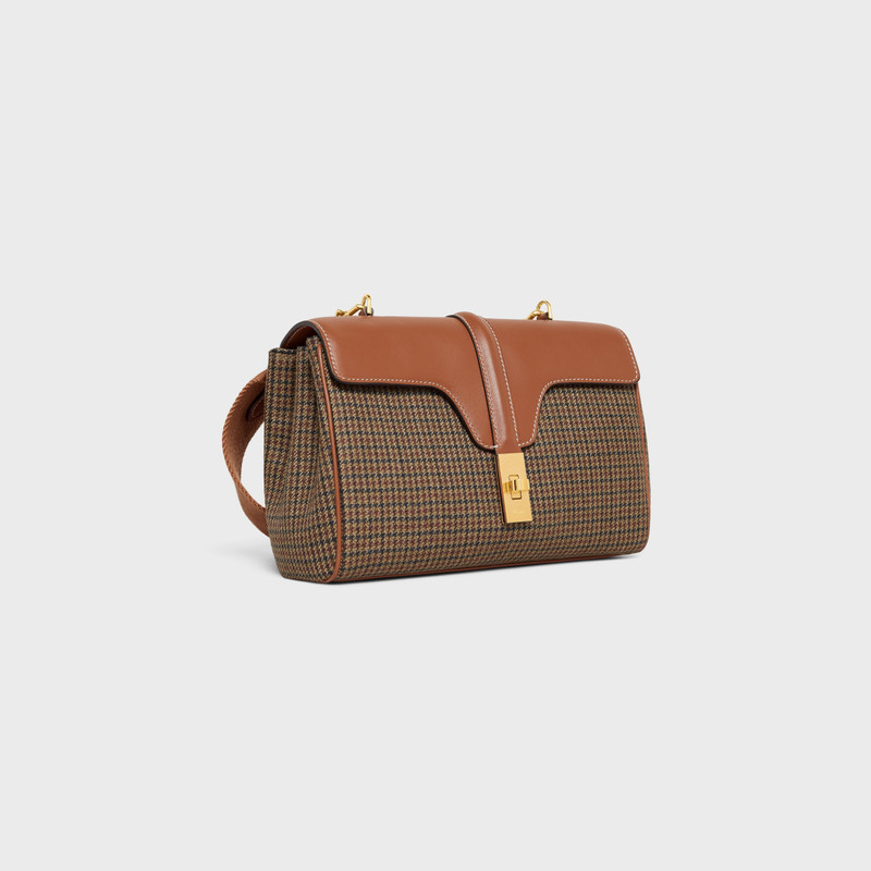 CELINE Teen Soft 16 in Tweed and Calfskin outlook