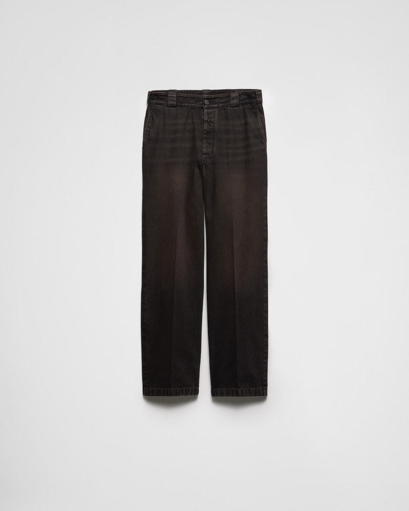 Relaxed fit denim jeans - 1
