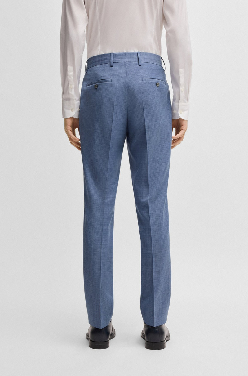 SLIM-FIT SUIT IN PATTERNED WOOL 7