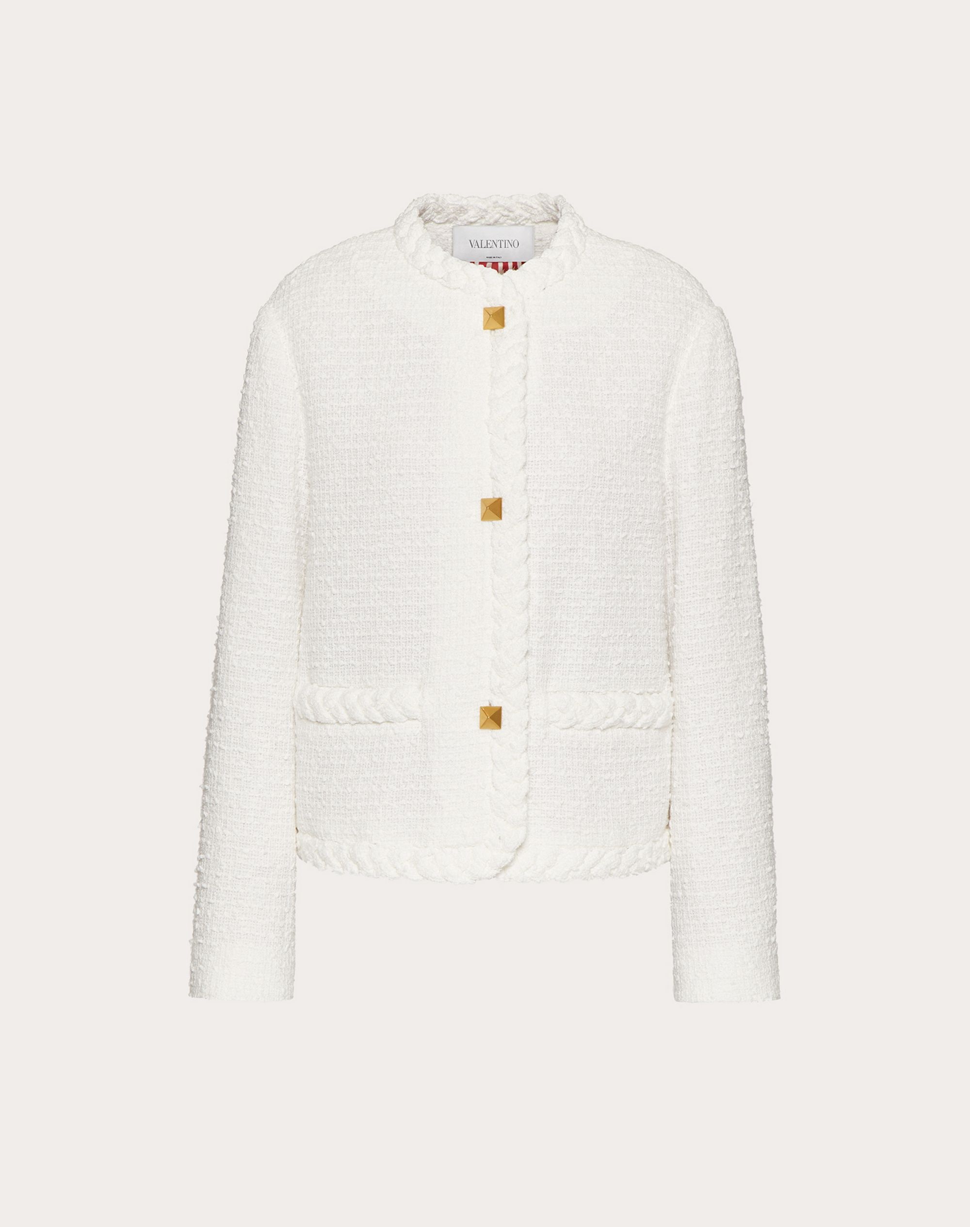 COTTON TWEED JACKET - 1