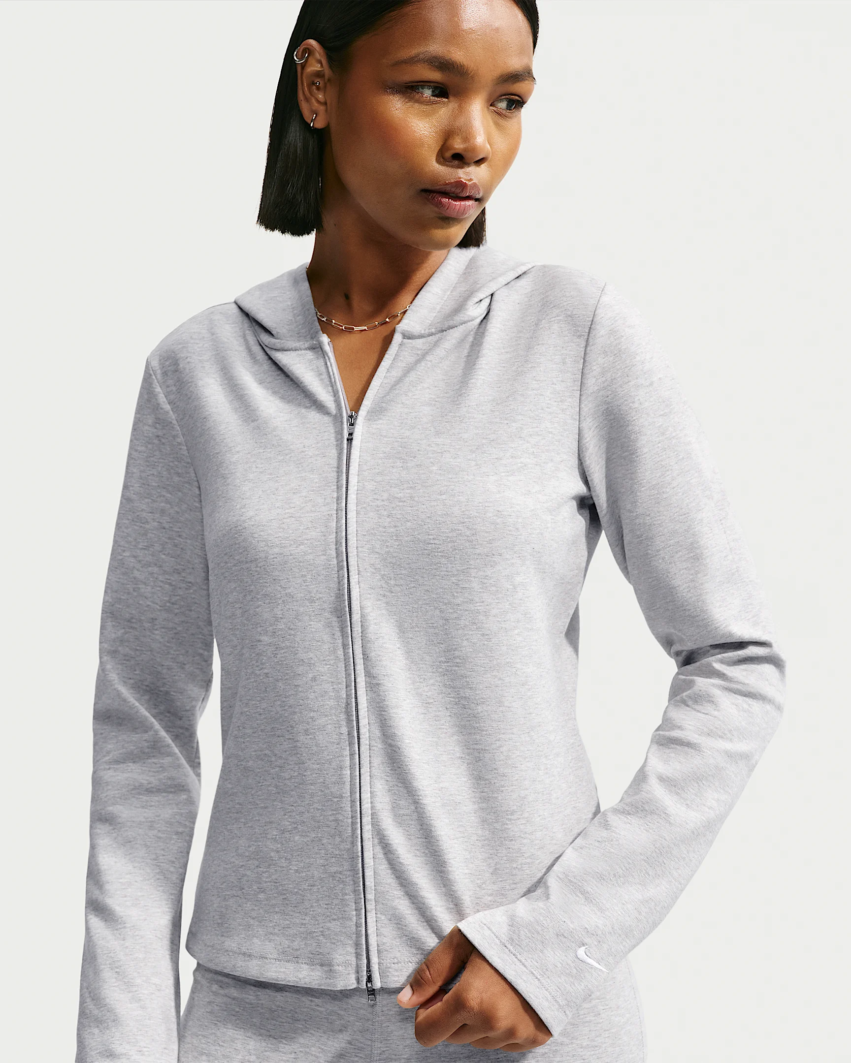 Nike Sportswear Chill Knit Women's Slim Long-Sleeve Full-Zip Top - 1