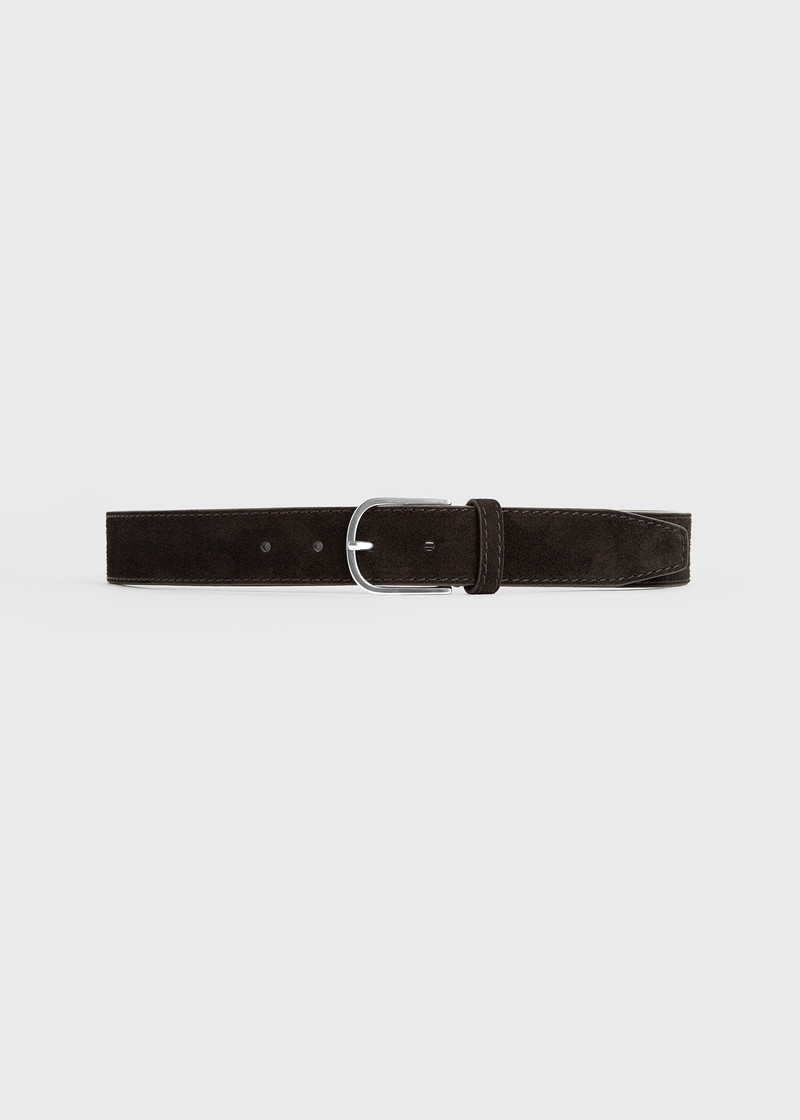 Wide trouser belt espresso - 1