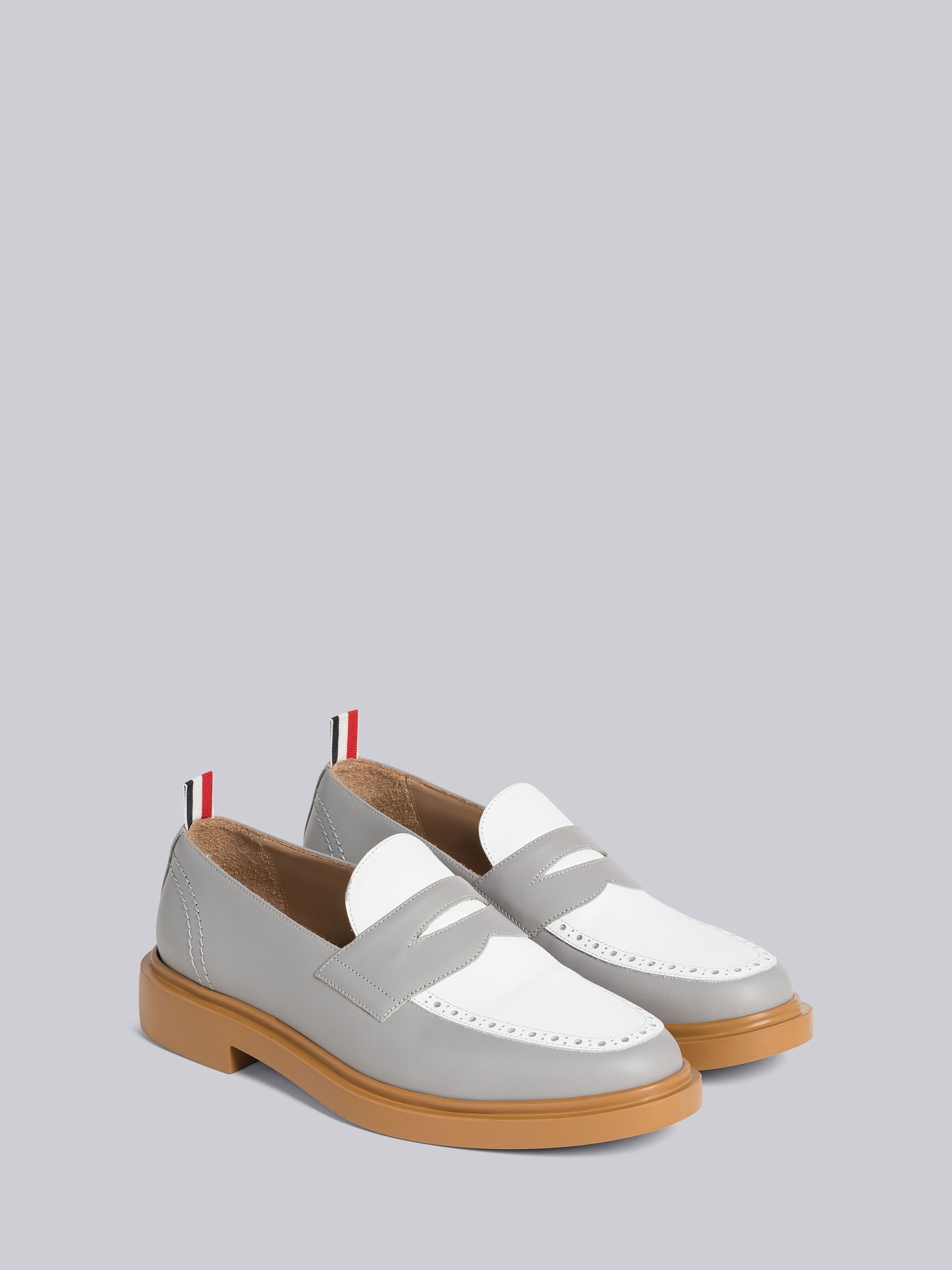VITELLO CALF LEATHER PENNY LOAFER - 3