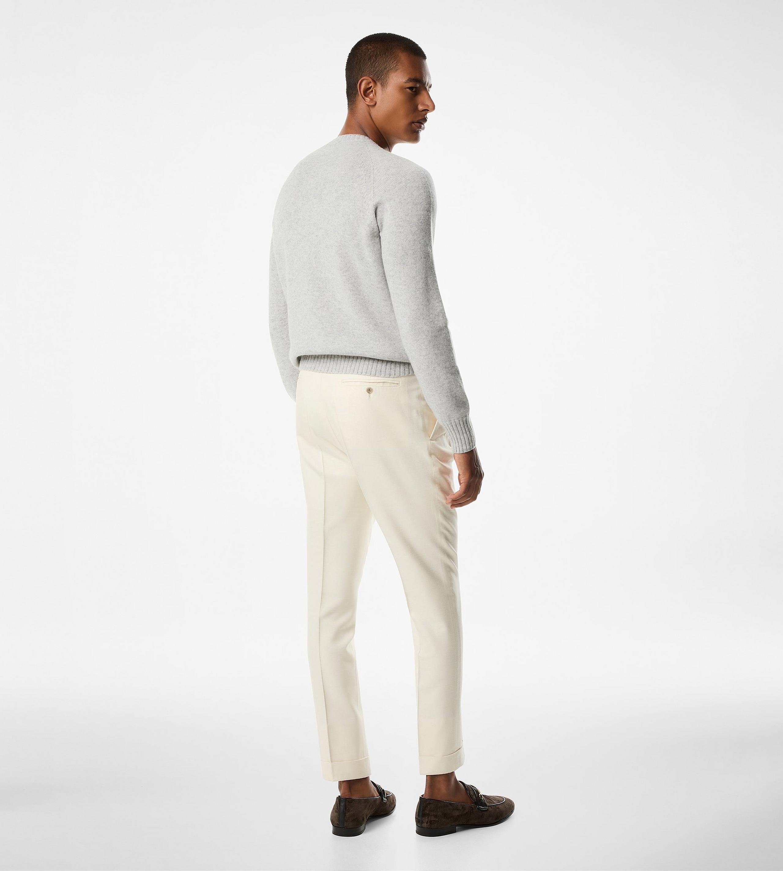 SEAMLESS CASHMERE CREWNECK - 3