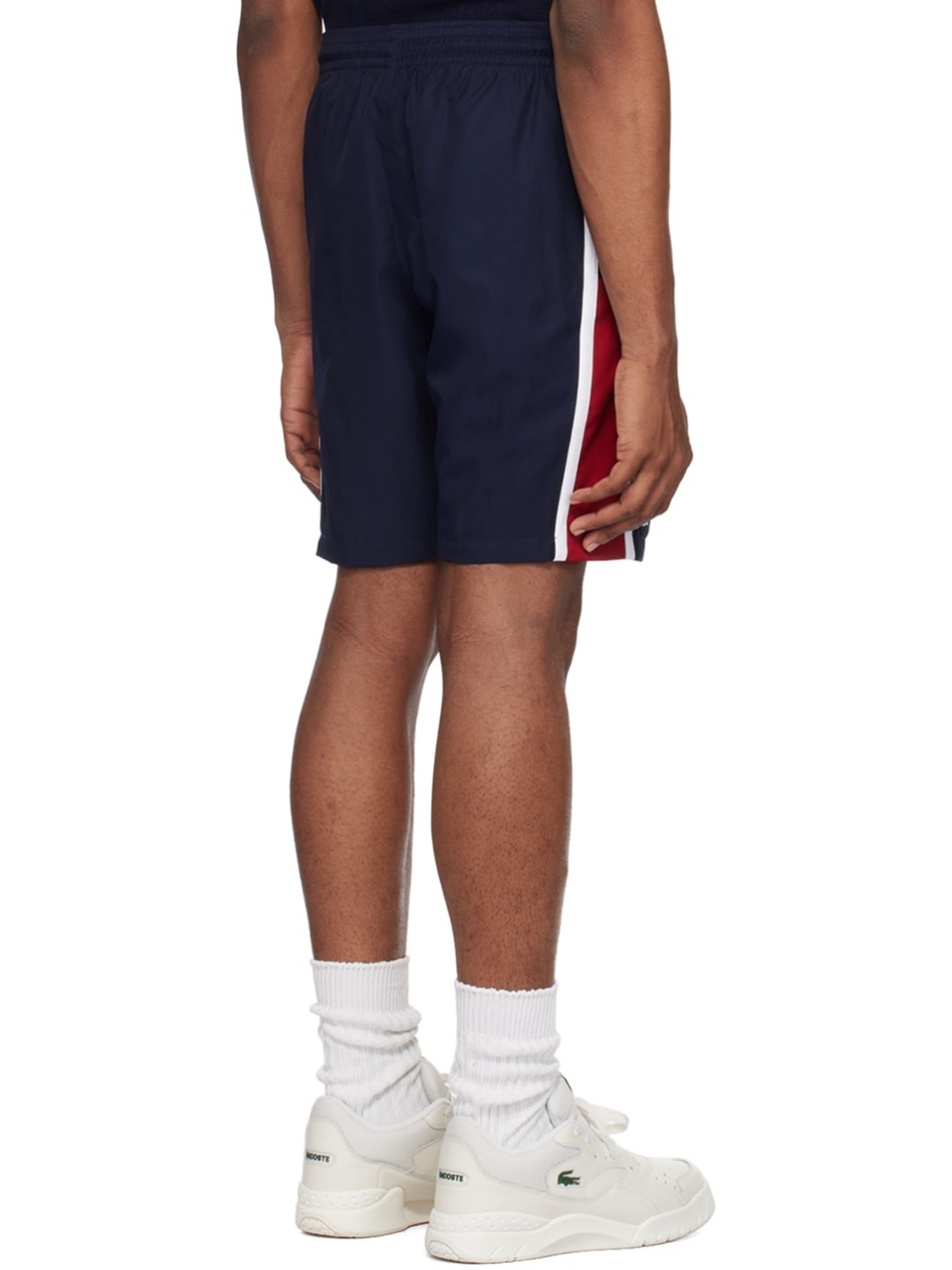Navy Colorblock Shorts - 3