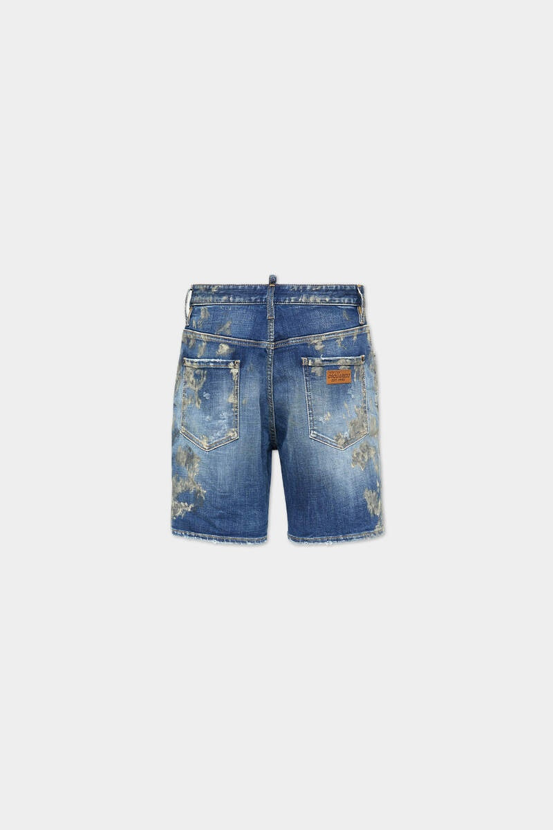 DSQUARED2 MEDIUM MUFFA WASH MARINE SHORT JEANS outlook