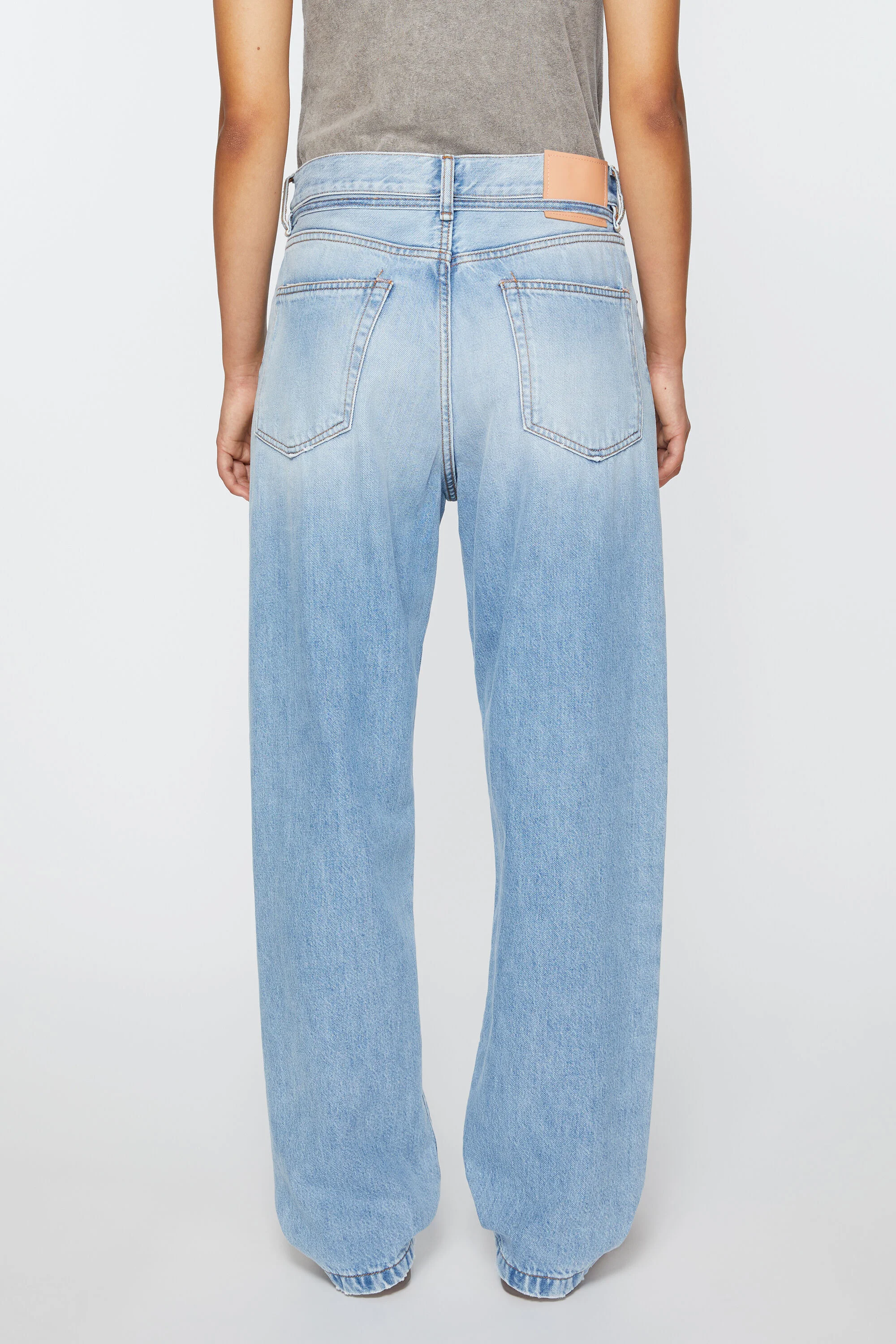 Acne Studios Loose fit jeans - 1991 Toj - Light blue | REVERSIBLE
