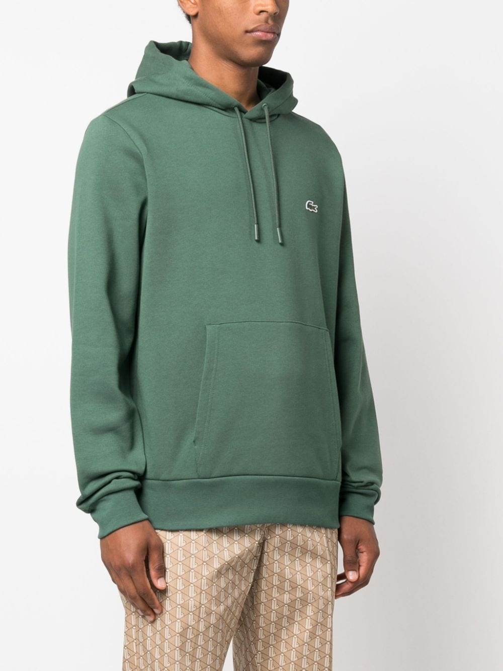 embroidered fleece hoodie - 7