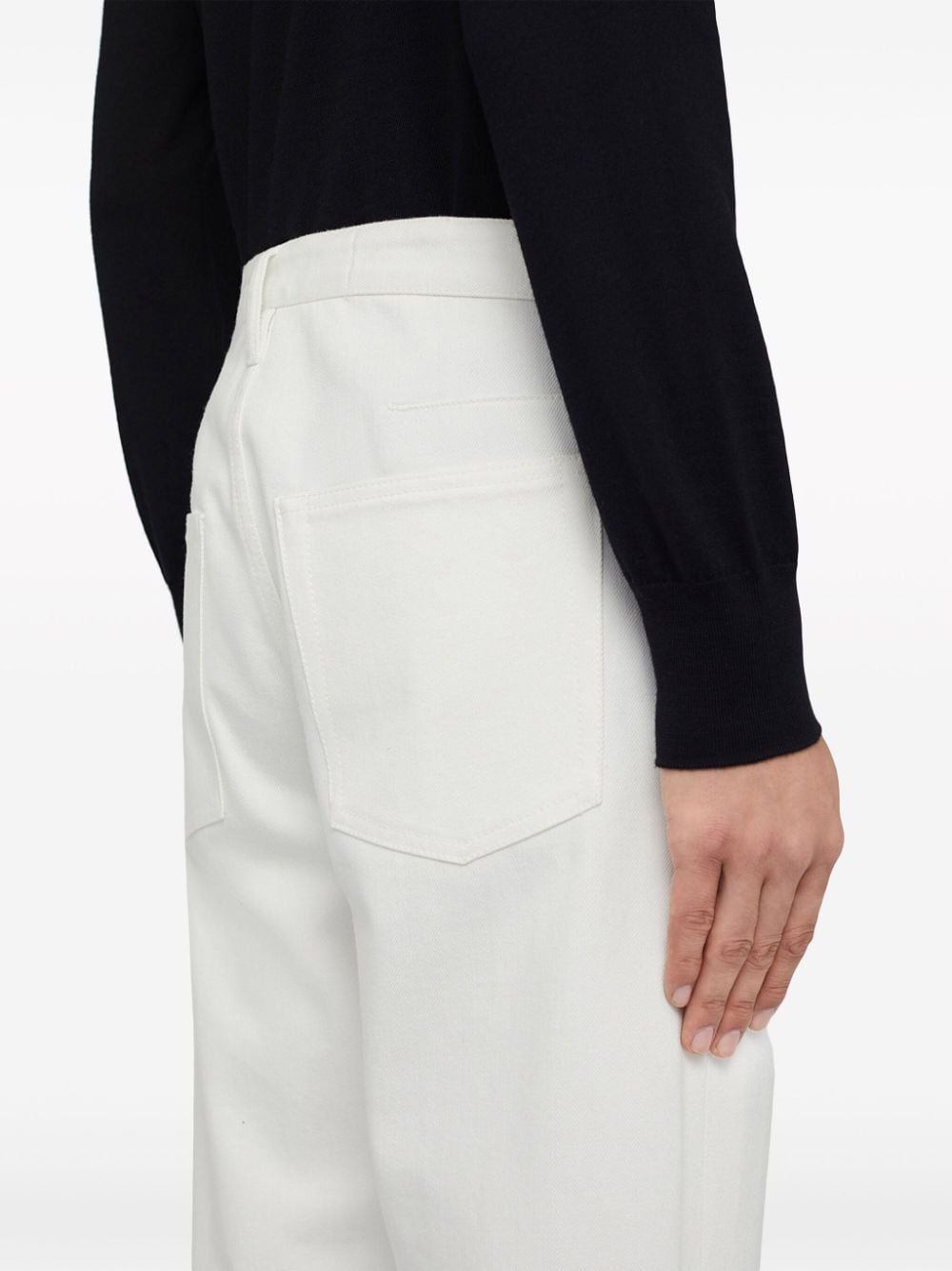 mid-rise straight-leg jeans - 3