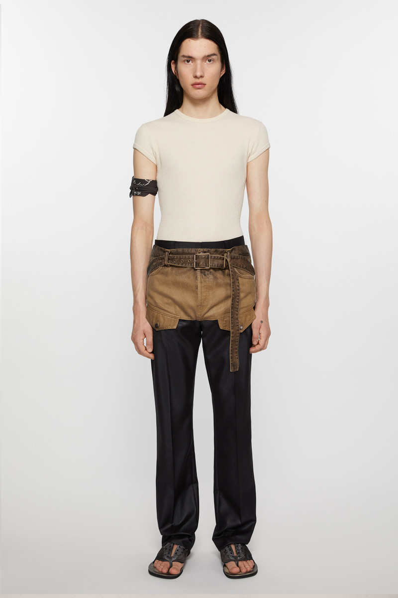 Acne Studios Wool blend trousers - Black/Black outlook