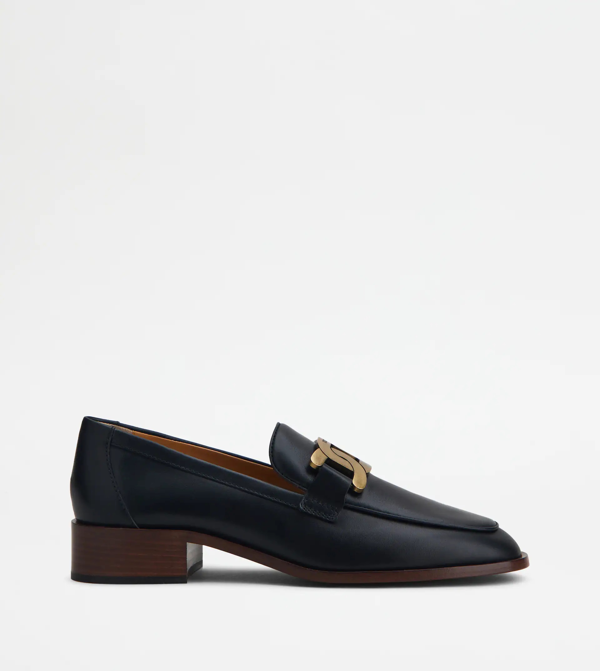 LOAFERS IN LEATHER - BLACK - 1