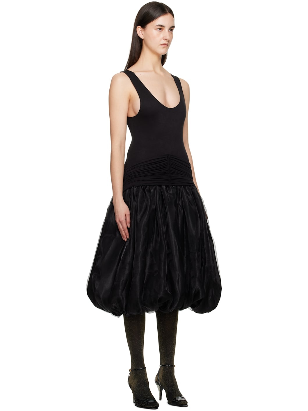 Black Paige Midi Dress - 2
