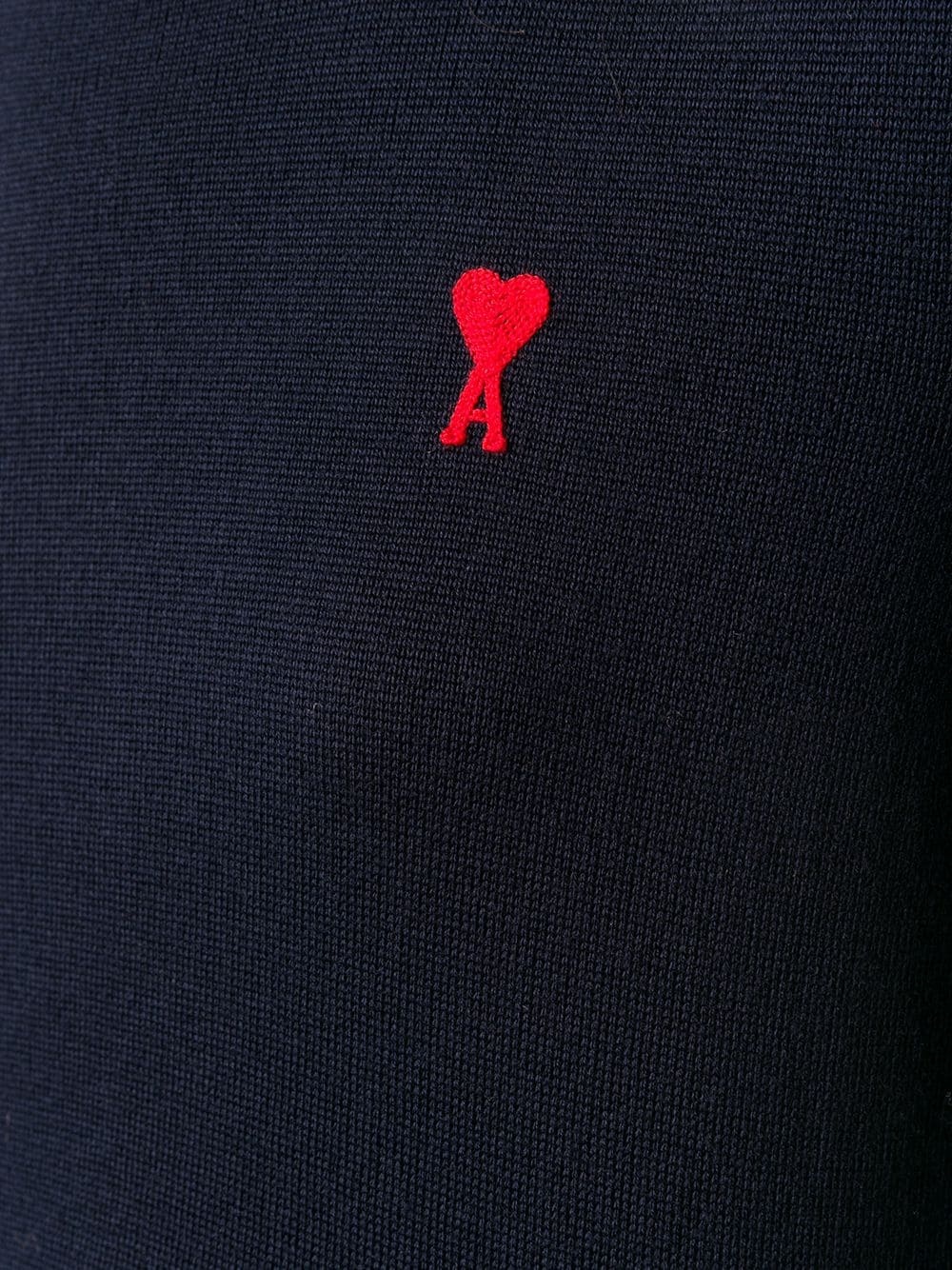 embroidered logo turtleneck jumper - 5