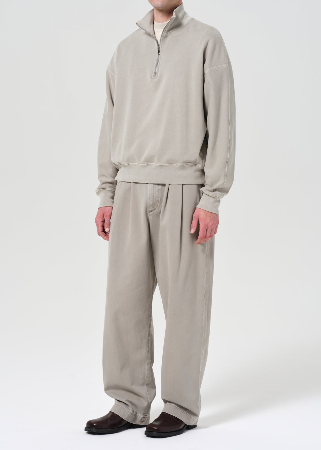 IDRIS QUARTER ZIP IN WICKER - 5