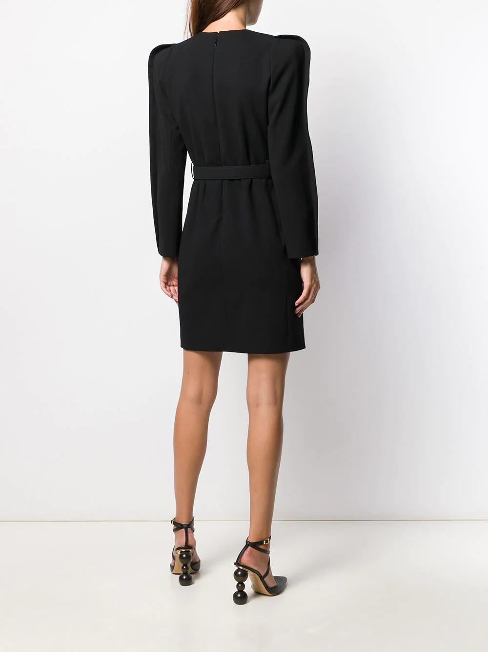 belted structured dress - 4