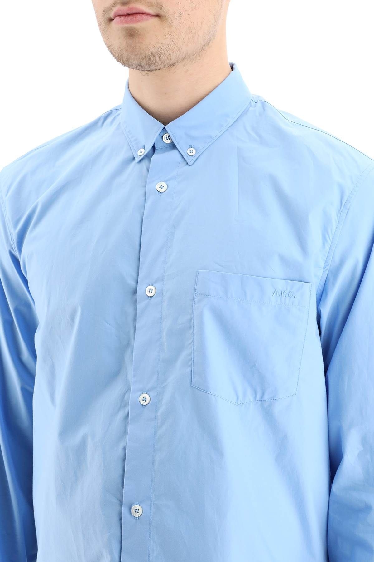 COTTON POPLIN RICHIE SHIRT - 5