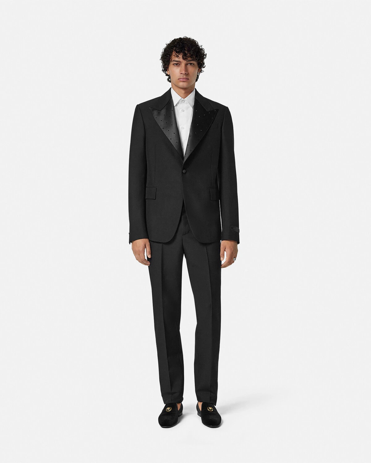 Crystal Mohair-Blend Single-Breasted Blazer - 2