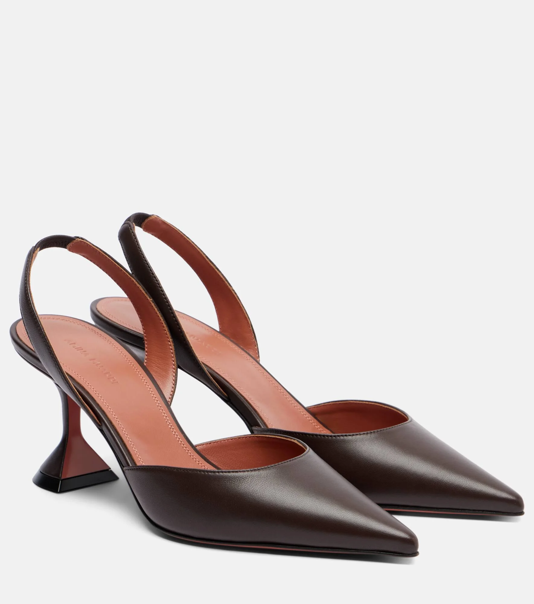 Holli 70 leather slingback pumps - 1