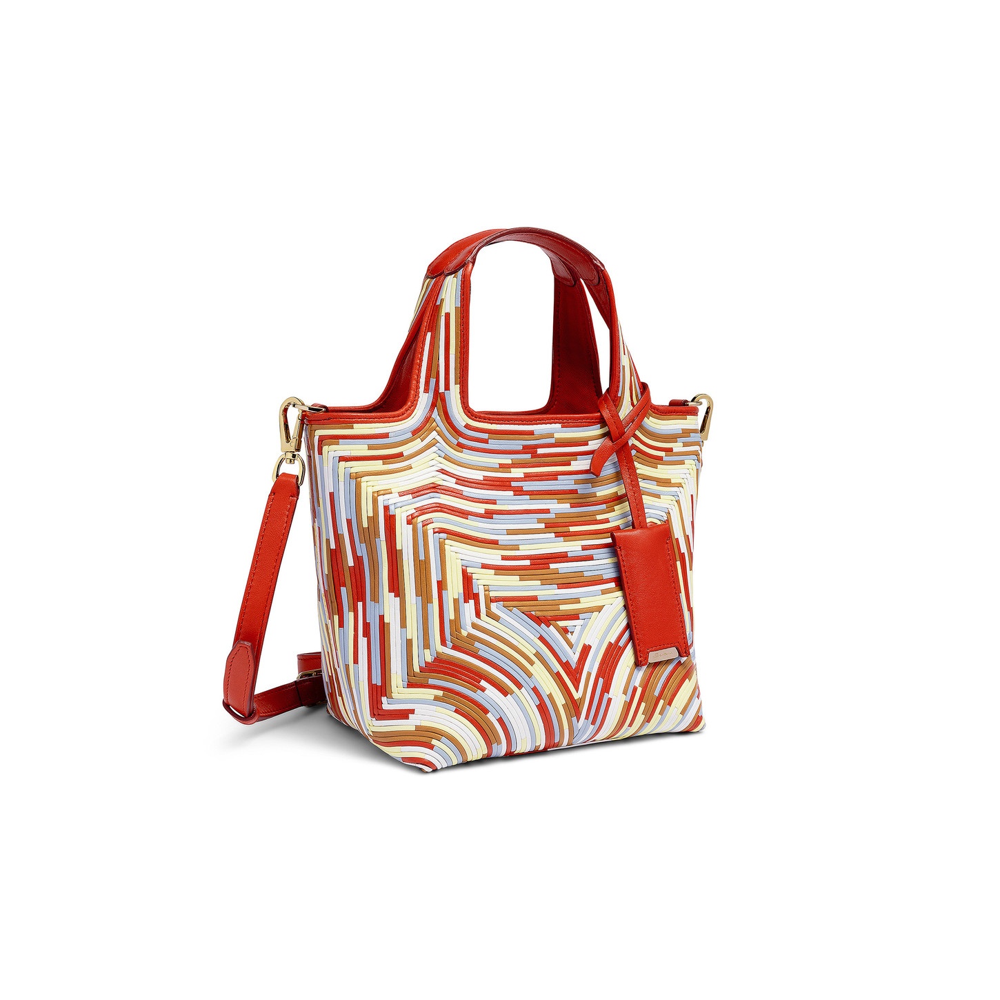 Multicolor leather handbag - 3