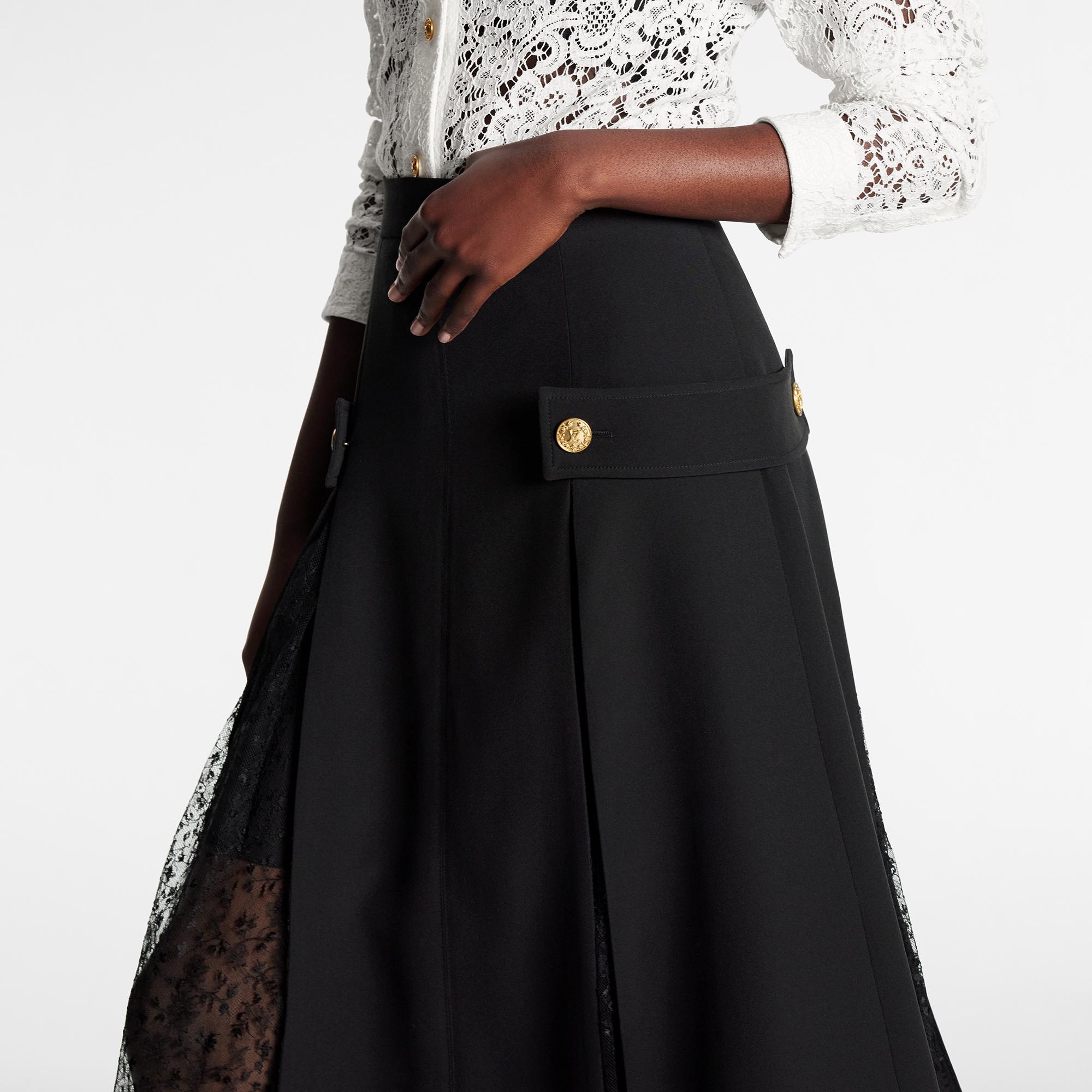 Preppy Martingale Midi Skirt - 4