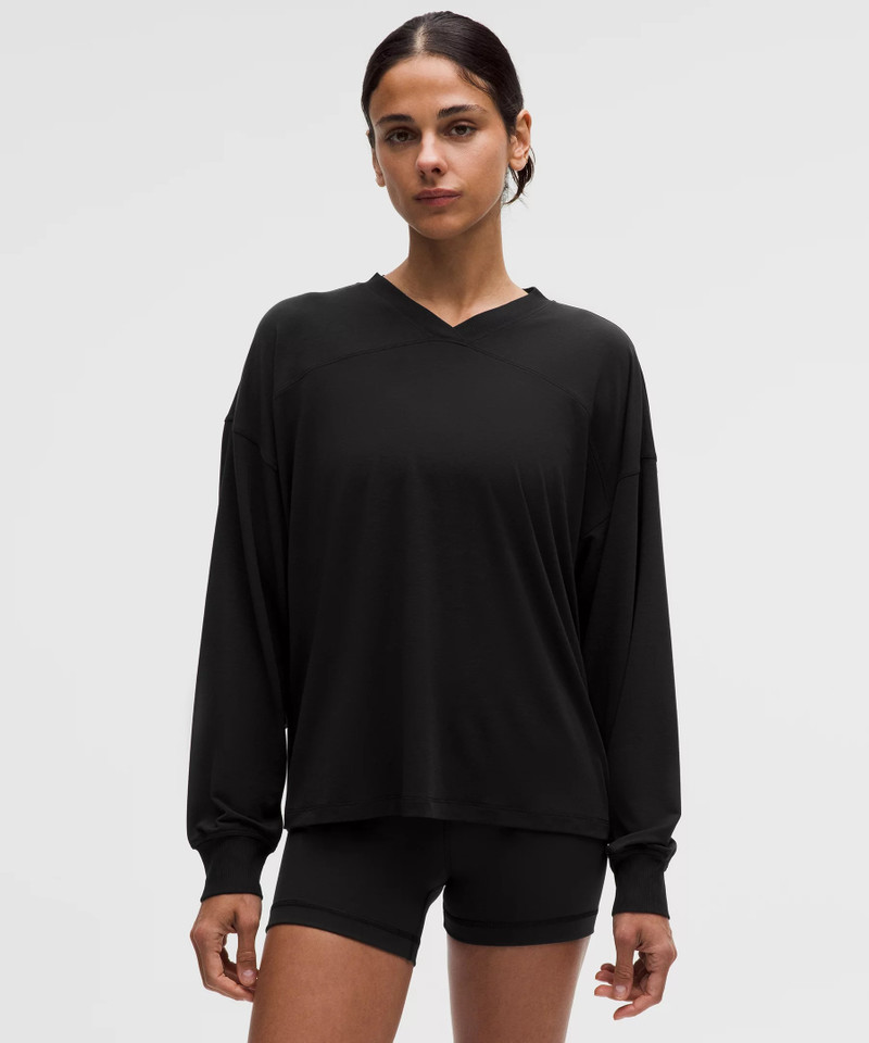 Jersey Training V-Neck Long-Sleeve Shirt 1