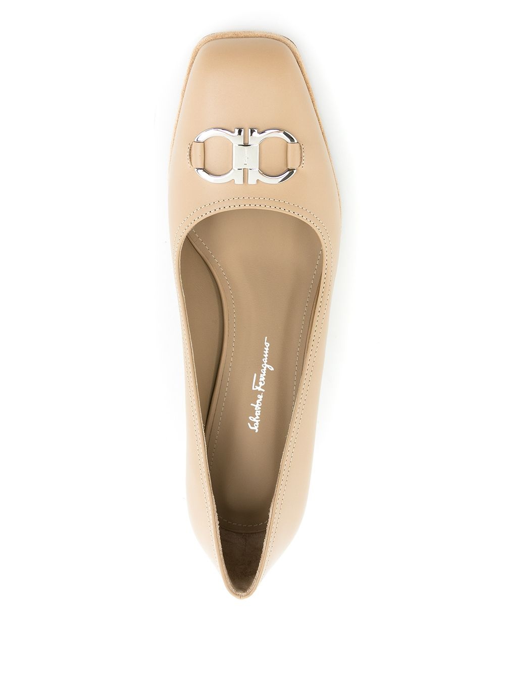 Gancini 55m square-toe pumps - 4
