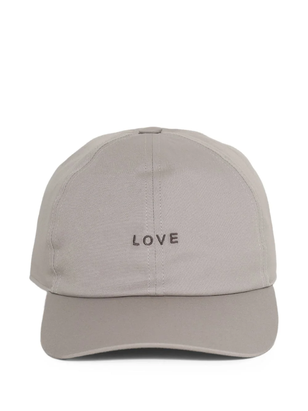lettering-embroidery baseball cap - 1