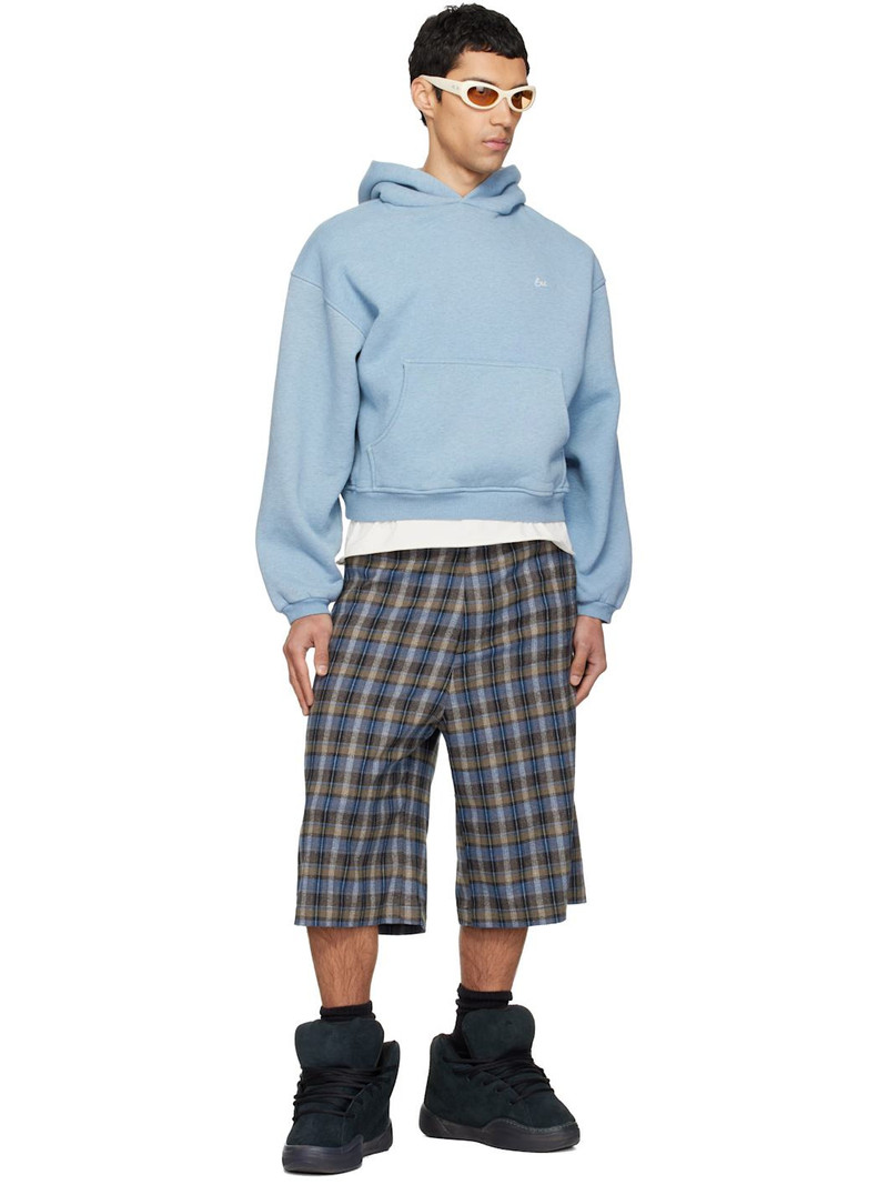 ERL Blue Heathered Hoodie outlook