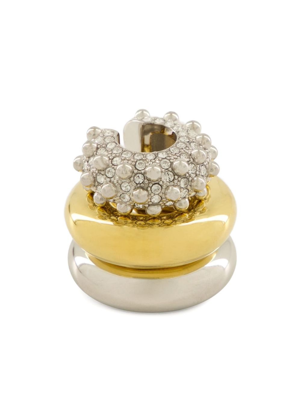 crystal-embellished earrings - 2