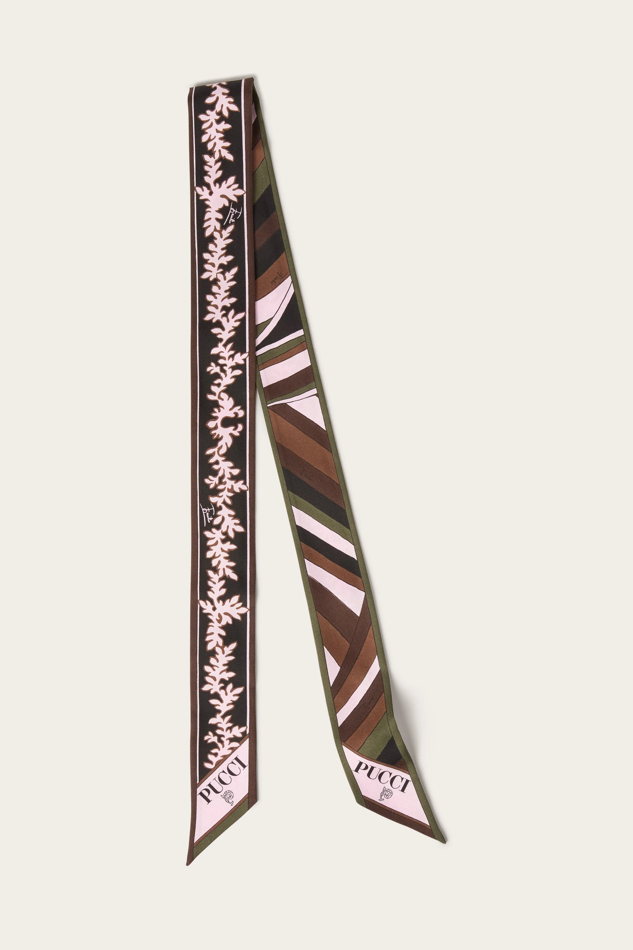 MIXED PRINT SILK BANDEAU - 1