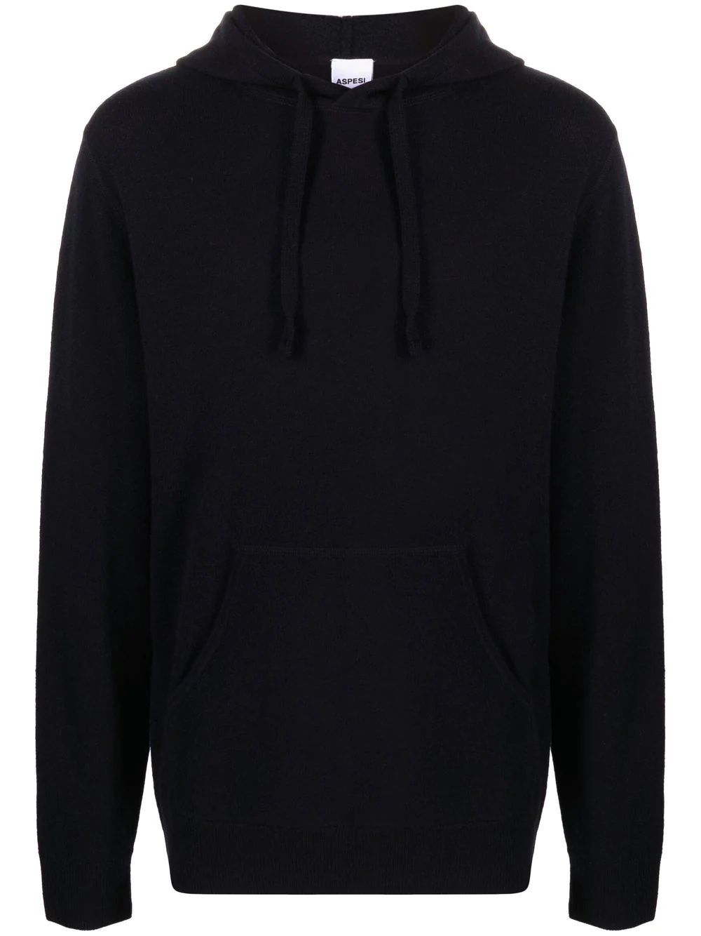 drawstring wool hoodie - 1